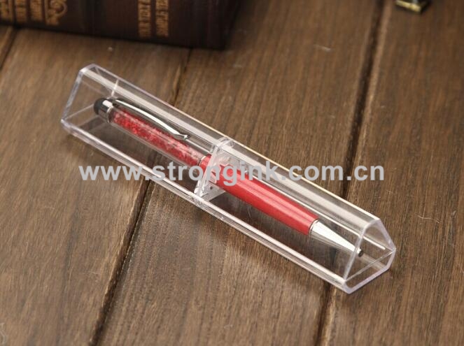 PBP-3 Clear triangular Plastic Display Pen box