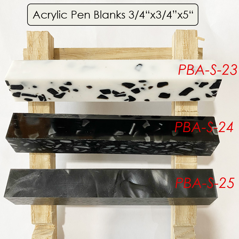 Acrylic Pen Blanks 3/4“x3/4”x5“