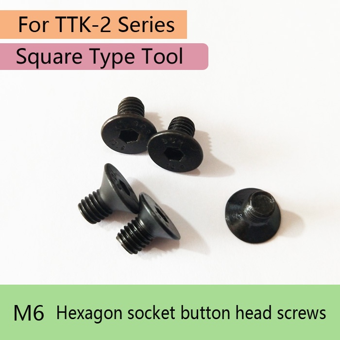 (Pack of 2)Screws Replacement For turning tool kit TTK-2 Square