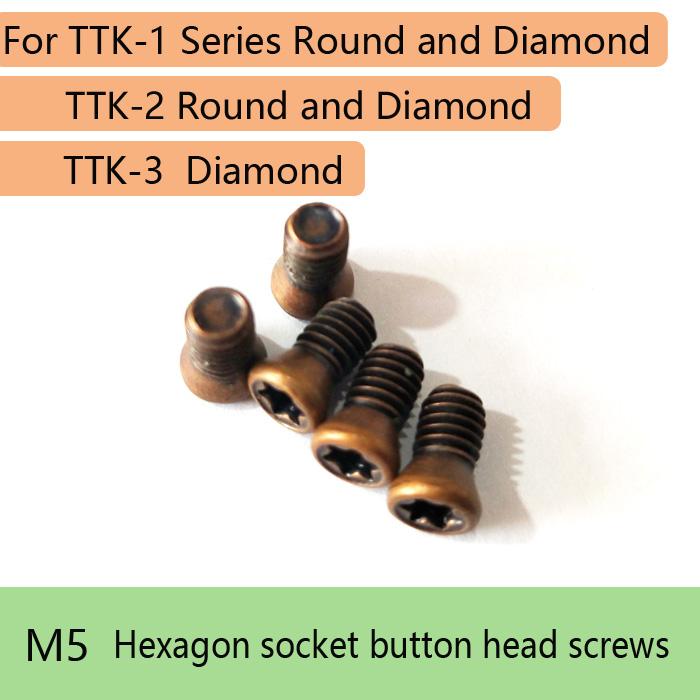 Pack of 2 Screws Replacement For turning tool kit TTK-1 Round and Diamond TTK-2 Round and Diamond TTK-3 Diamond
