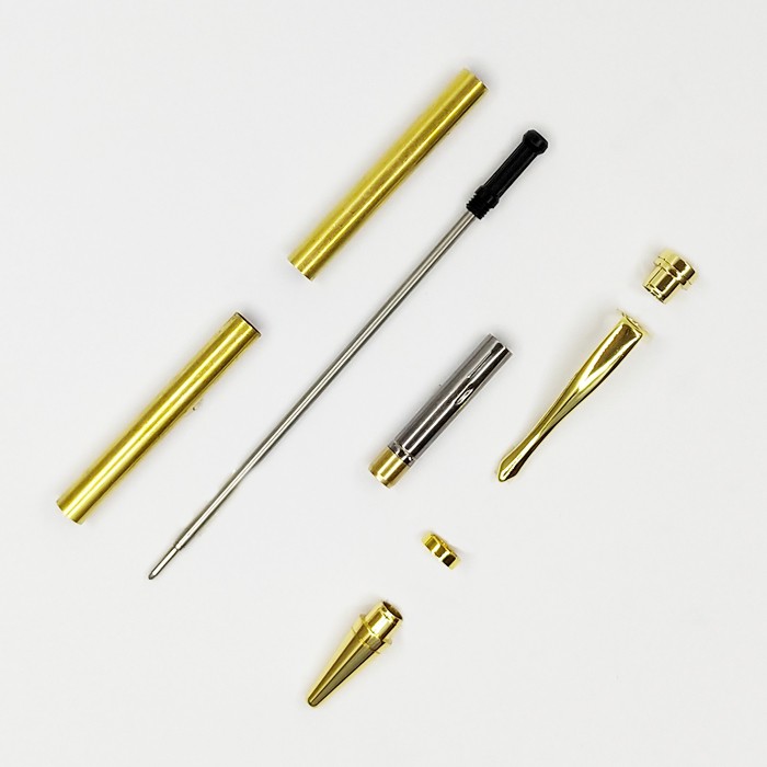 Christmas Promtion PKSL-3 Slimline Gold Twist Pen Kit