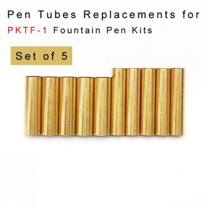 5 Sets Pen Tube Replacements for PKFT-1 Churchill Fountain Pen Kits
