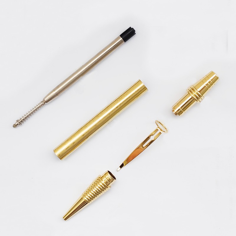 PKM-7 9.5mm（3/8"） Pen Kits Twist Type -in Gold Finish