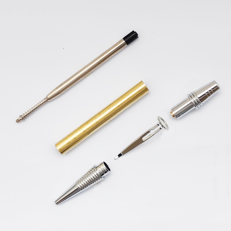 9.5mm（3/8"） Pen Kits Twist Type -in Chrome Finish