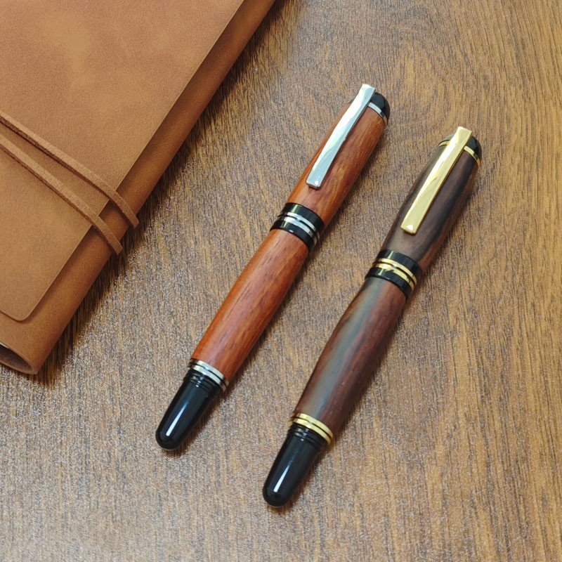 Churchill Fountain Pen Kits With Standard Pen Nib in Gold Finish