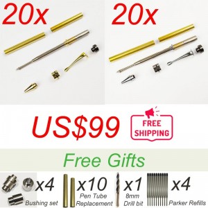 Promotion 40 Pieces PKM-1 Pen Kits US$99 FREE SHIPPING