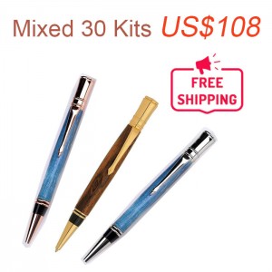 Executive PKM-8 Pen Kits in Random Color Total 30 Kits Price US$108 FREE SHIPPING