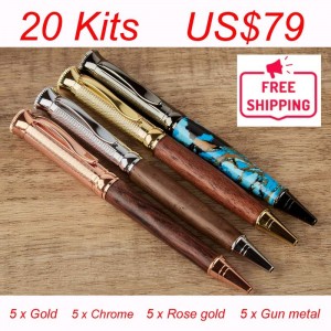 20  PKM-4 Pen Kits Promotion US$79 FreeShipping