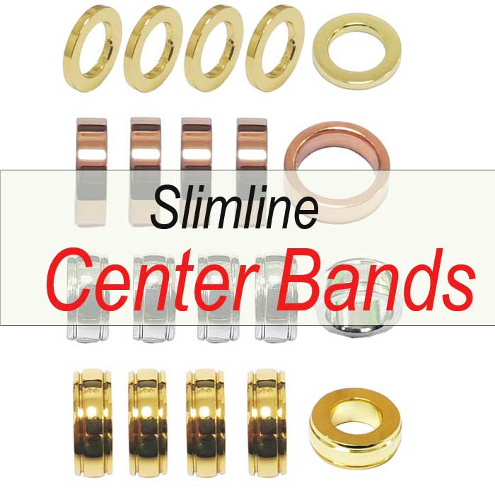 BDSL-1-G Gold Color Centre Band for Slimline Pens