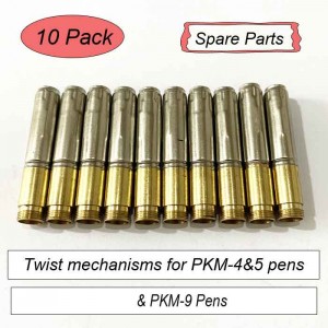 10 Pack Twist mechanisms for PKM-4 And PKM-5& PKM-9 pens